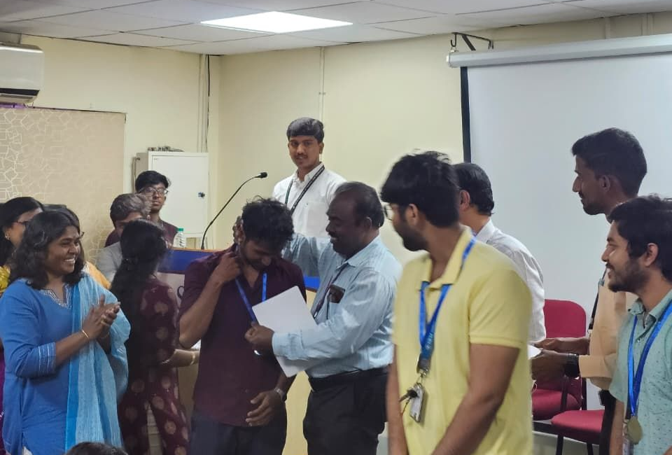 Karthik's hackathon team photo